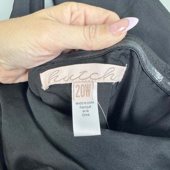 ANTHROPOLOGIE | HUTCH NEW! Black One Shoulder Romper Women’s Plus Size 20W - Picture 9 of 13